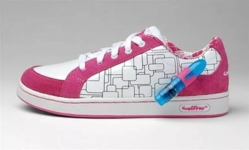 Graffeeti Dry Erase Write Wipe Athletic Shoes Sneaker Girl Pink W Markers  Size 1