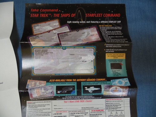 Vintage 1997 Star Trek Insurrection Hologramm Scheckbuchhalter Anthony Grandio RAR - Bild 8 von 10