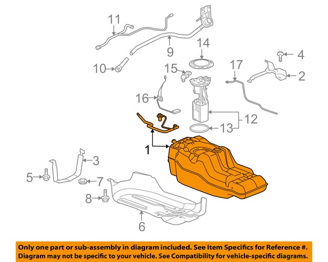 25873211 Fuel Tank SUV Fits 0610 Hummer H3 5251639 for sale online eBay