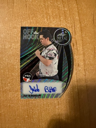 2024 Leaf Metal PBA - Jakob Butturff - Black Off The Hook Die-Cut Auto 1/5