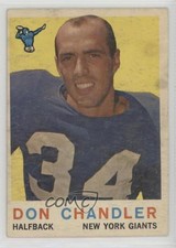 1959 Topps Don Chandler #49 z6d