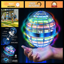 Flying Orb Ball Toy - Cosmic Globe Hover Ball, Boomerang Fidget Spinner, Hand Dr