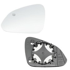 Left Driver Side Mirror Glass Heated Without Auto Left Driver Side Heated