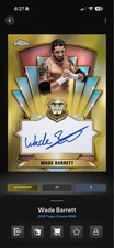 WWE Slam Wade Barrett Legendary Topps Chrome 26 Gold Legendary Signature /50
