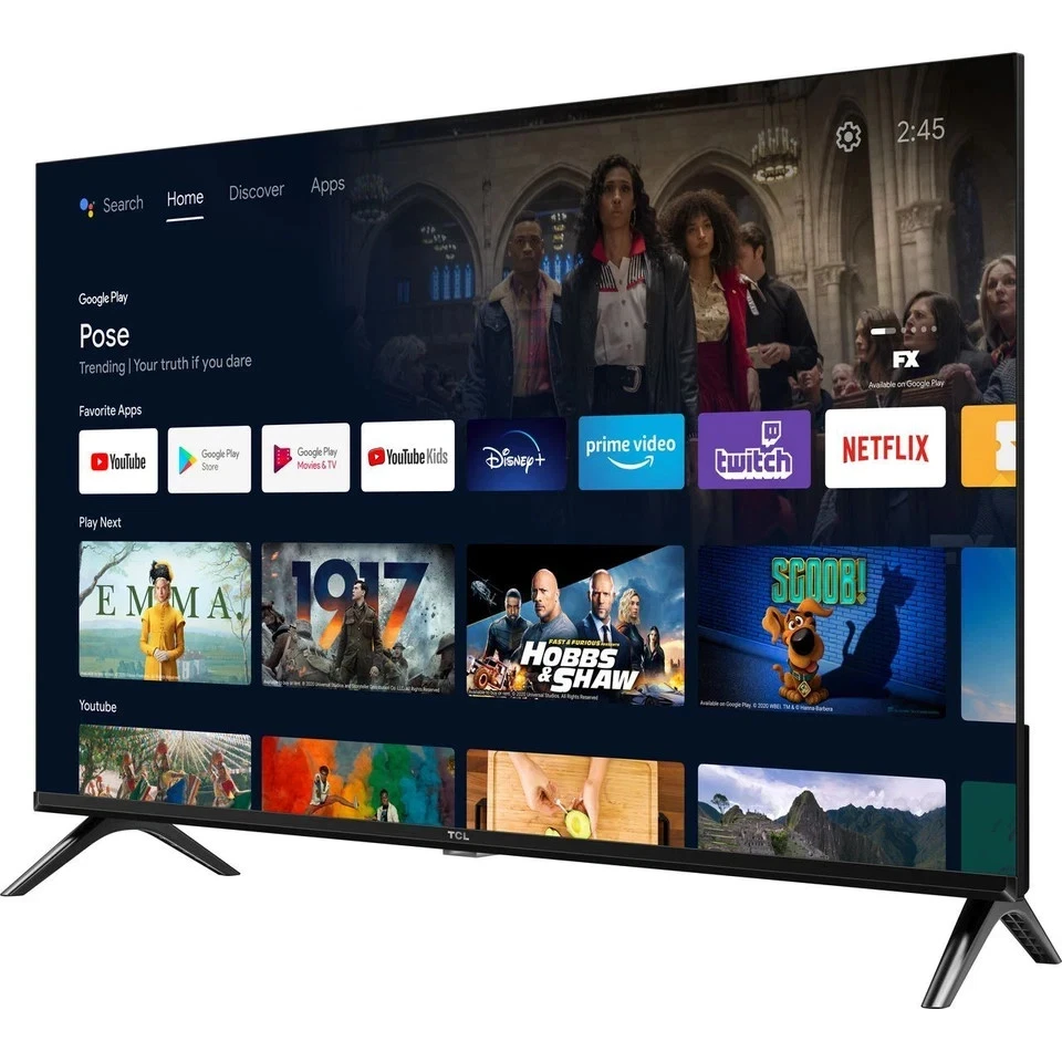 TCL 40S5400AK 40 Inch LED Full HD Smart TV Bluetooth WiFi - Image 4 of 4