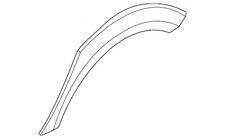 Genuine Audi Flare Extension 8W9-853-817-A-MX3