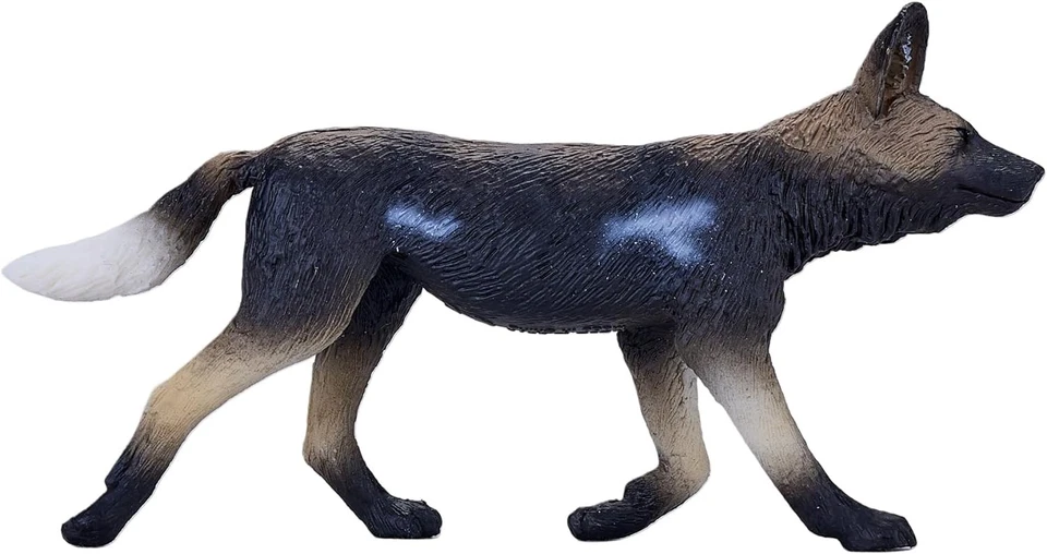 MOJO Figura de Juguete Pintada a Mano Realista de Perro Africano Pintado a Mano - Imagen 4 de 4