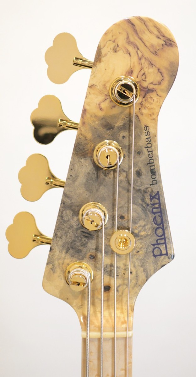 Phoenix Bomber Bass / BB-4 Buckeye Burl TOP & Birdseye Maple F.B