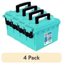 4 pack  Stackable Craft Storage Box, Teal