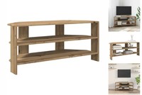 Eckregal Tv-StäNder Medienboard Fernsehschrank Artisan-Eiche 102X40,5X45Cm Spanp
