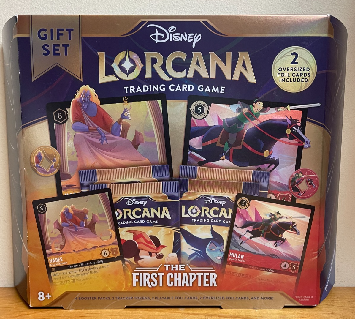 Lorcana GiftBox The First Chapter 海外版未開封 Disney Lorcana: The First Chapter Gift Set (4 Packs 12 Cards each