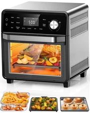 Smart Air Fryer Oven with POWERPORT™ Plug-In Grill for Dual-Zone Efficient Co...