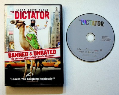The Dictator DVD 2012 Sacha Baron Cohen Unrated Banned Widescreen R