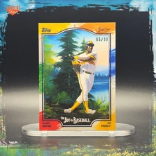 2025 Topps x Bob Ross The Joy of Baseball Tony Gwynn Splatter /99 - #53