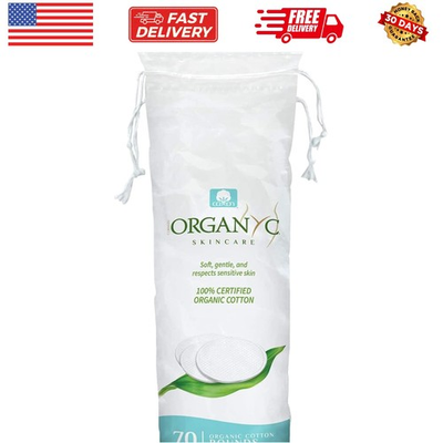 #ad 100% Organic Cotton Rounds Biodegradable Cotton Chemical Free For Sensiti... $9.98