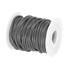 11Yard Round Leather Cord for Jewelry Making 3mm Leather String Gray