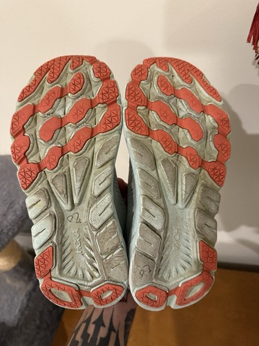 Size 7 B - Hoka One One Rincon 3 White Blue Glass Women - Picture 5 of 7