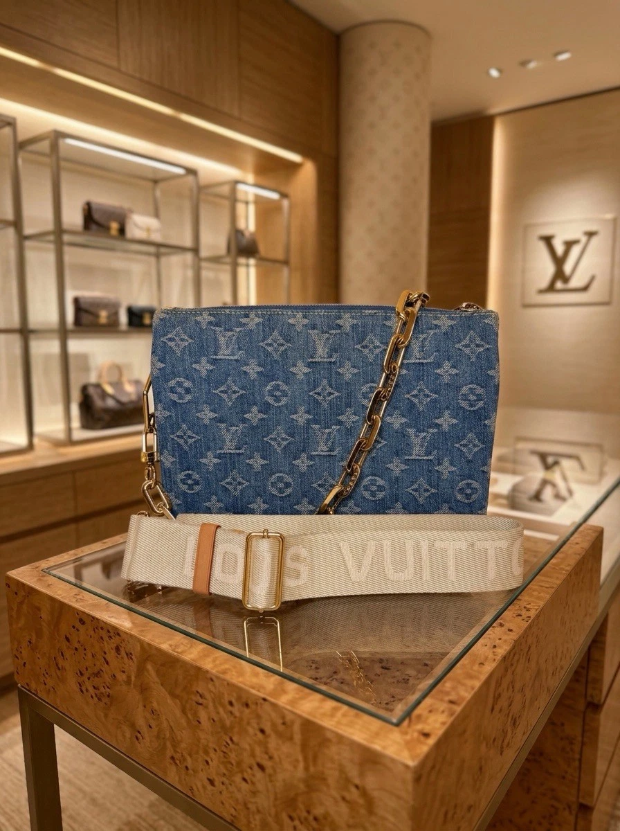 Louis Vuitton Denim Bags for sale | eBay