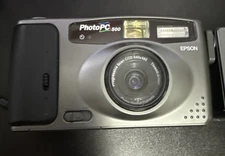 Epson PhotoPC 500 Model G640A 1.3 MP CCD Digital Camera  UNTESTED LCD MONITOR 
