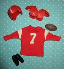 Vintage 60s Ken 1963 Touchdown 799 Football Cleats Helmet Accessories Barbie