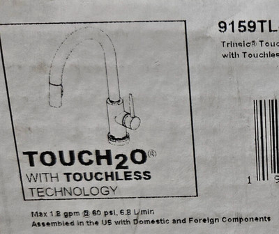 Delta Trinsic 9159TL-AR-DST Touch20 PullOut Kitchen Faucet Stainless Touchless