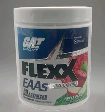 GAT Sport FLEXX EAAs + HYDRATION 30 Servings Apple Pear 12.5 oz Exp 02/2026
