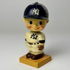Vintage New York Yankees MLB Bobblehead/Nodder, Square Orange Base ‘60-‘61