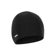 Helikon-Tex Urban Beanie Doppellagige Merinowolle MüTze Schwarz
