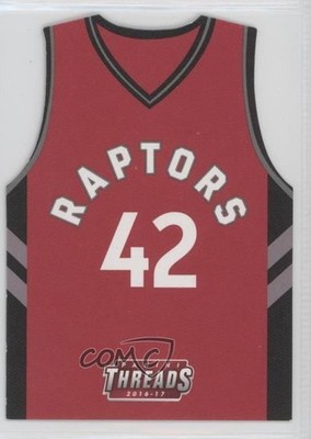 2016-17 Panini Threads Team Threads Rookie Die-Cuts Jakob Poeltl #21 RC 02v3