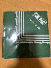 LACOSTE × ONE PIECE Crocodile Bandana Novelty Limited Made in JAPAN Green