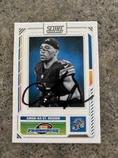 AMON-RA ST BROWN DETROIT LIONS SIGNED AUTOGRAPHED 2025 PANINI SCORE FRANCHISE 11