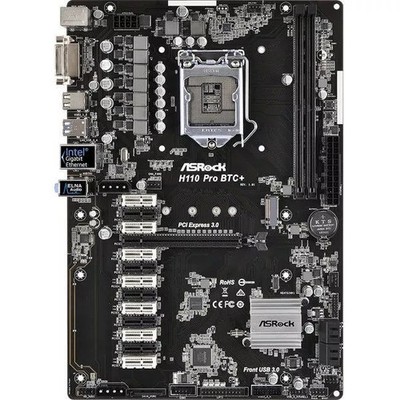 ASRock H110 Pro BTC+ Intel Motherboard LGA 1151