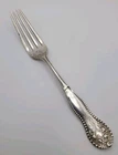 Lancaster by Gorham Sterling Silver Serving (?) Fork 7.75" 56g Monogram *Damaged