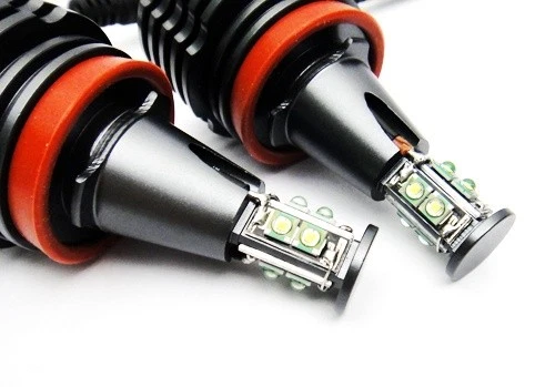 LED 80W Angel Eye Halo Light H8 For BMW E90 E92 E82 E60 E84 E70 X5 E71 X6 Amber - Image 4 of 4