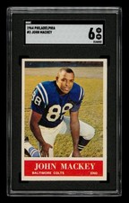 1964 Philadelphia Set-Break #  3 John Mackey SGC 6 EX NM