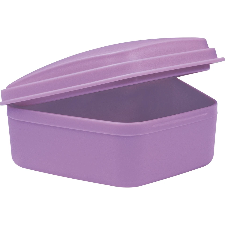 WELLSAMED GMBH wellsamed Zahnspangendose Spangendose Prothesendose lila 1 Stück