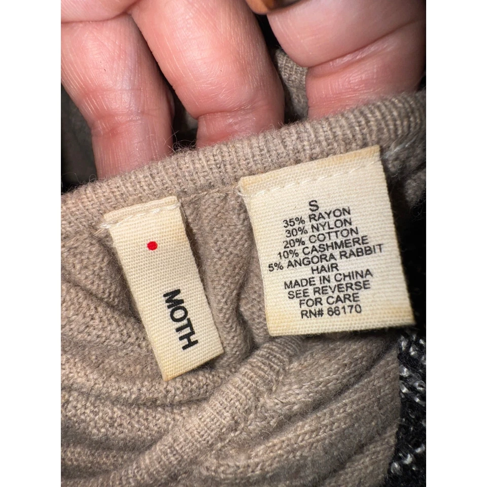 Vestido Moth Mezcla Cachemira Calado Cottagecore Pradera Romántico Pequeño Foto 4 de 4