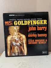 GOLDFINGER/James Bond Original Motion Picture Soundtrack Vinyl LP~United Artists
