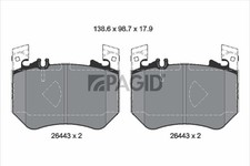 Bremsbelagsatz Scheibenbremse PAGID T2923N für MERCEDES KLASSE V223 W223 W214