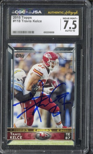 Travis Kelce #118 2015 Topps card