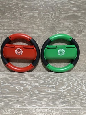Mario Kart Nintendo Wii/WiiU Steering Wheel Super Mario & Luigi Controllers Hori