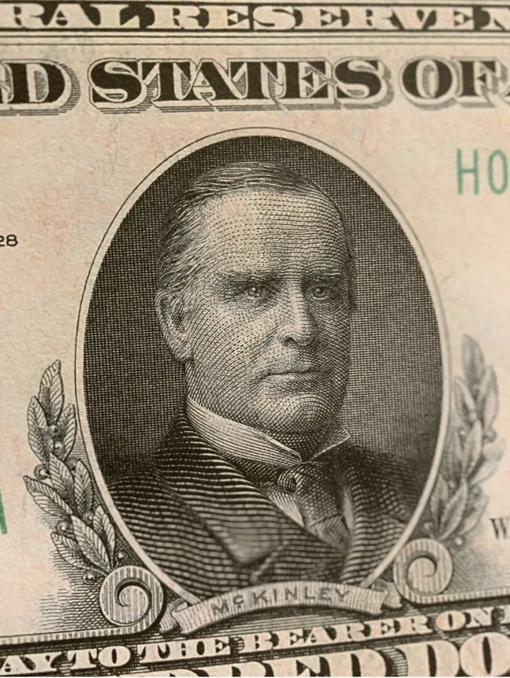 Reproducción Juego de billetes de la Reserva Federal de 1928 $5 - $10,000 ¡Leer descripción a continuación!! Foto 4 de 4