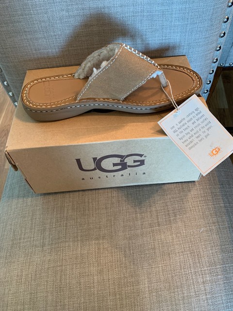 ugg tasmina chestnut flip flops
