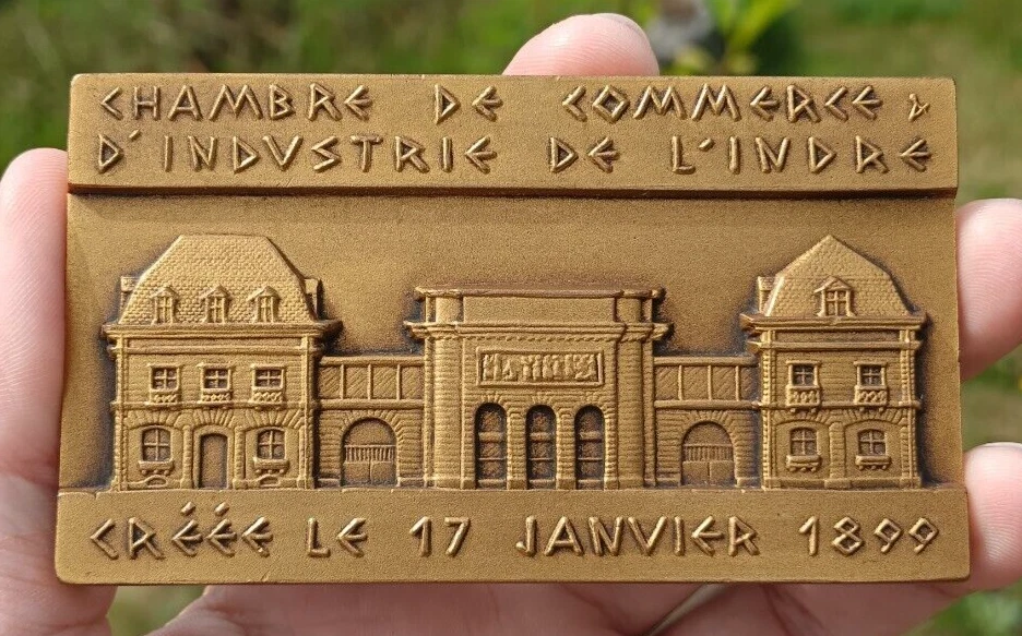 Médaille Bronze – Chambre De Commerce Du Mans, Ancienne Et Française
