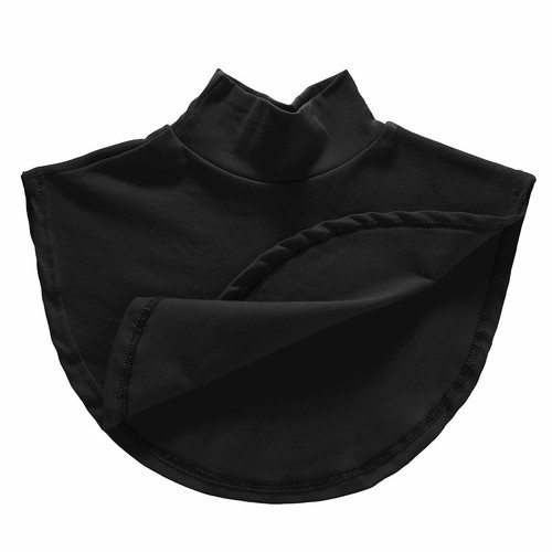 US Women Men Thick Turtleneck Faux Mock Collar Neckline Dickey Neck Warmer Bib - Picture 48 of 153