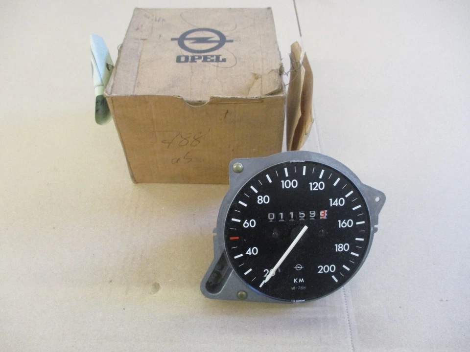 Opel Rekord D Manta Ascona A Tacho Tachometer Speedometer W=788 Generalüberholt - Bild 2 von 4