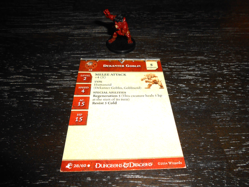 Minatura Dungeons &amp; Dragons - Iron Cobra (Aberrations) Con Carta, Cod. D&amp;D 61, Nuova
