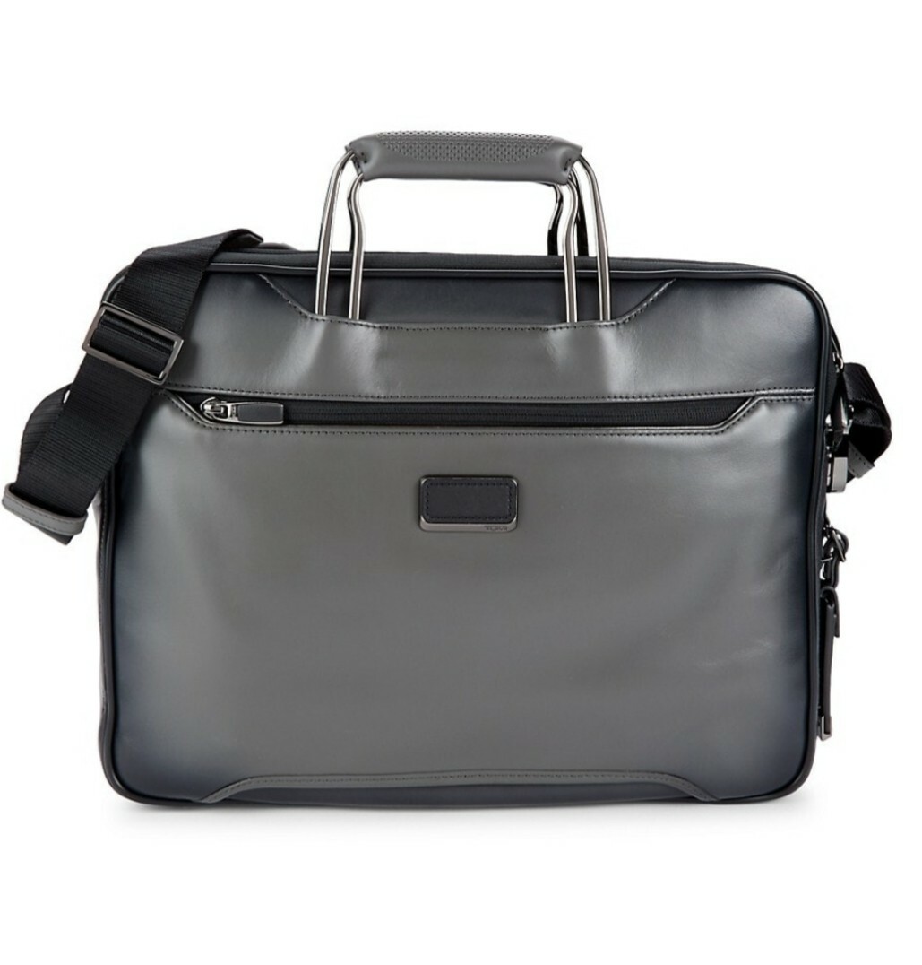NWT Tumi Arrive Exclusive Hannover Slim Leather Briefcase NWT Tumi Arrive Exclusive Hannover Slim Leather Briefcase