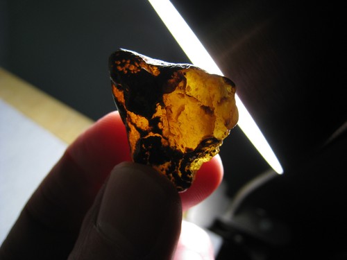 Amber Quartz With Brown Hull Stone Natural Gem Rough Lot Of 3 - 294 Carat Total - Picture 23 of 24