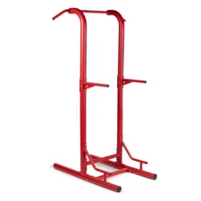 Titan Fitness Outdoor Power Tower, Red, 4-Stations-In-1